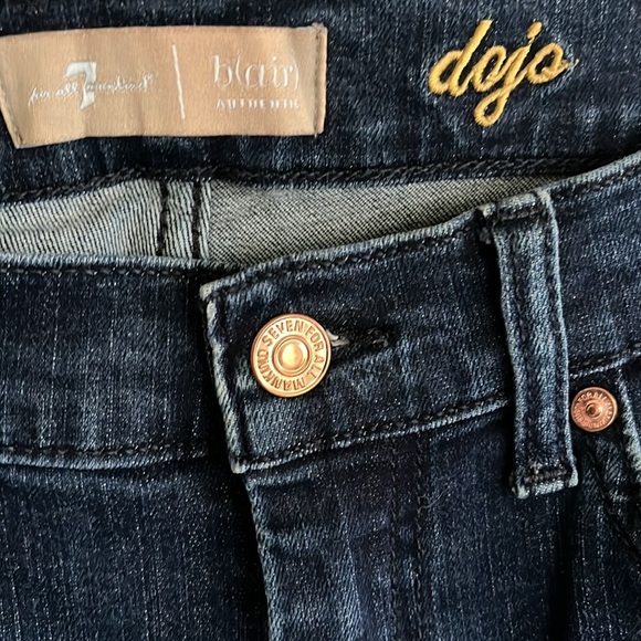 7 For All Mankind Dark Blue Jeans Sz 28 - Picture 2 of 10